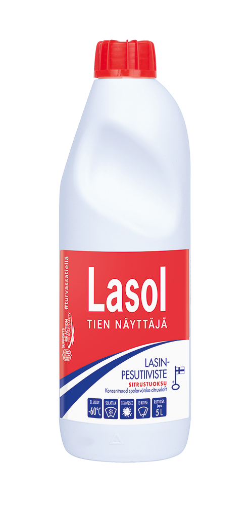Tuotekuva: Lasol sitrustuoksu lasinpesutiiviste 1l