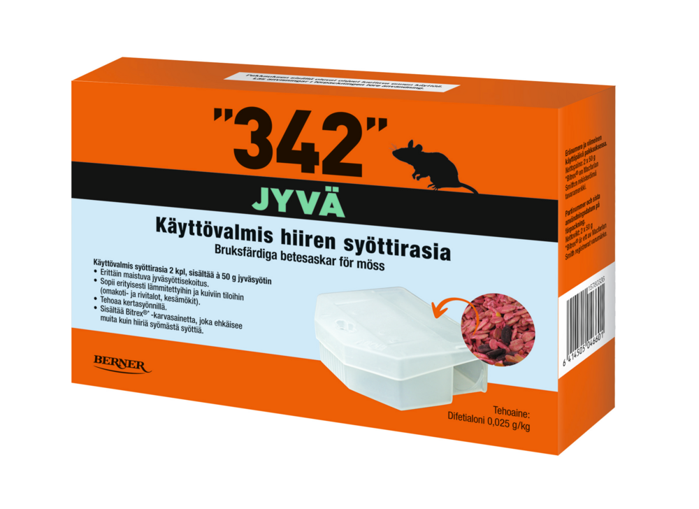 Tuotekuva: 342 Syöttirasia 2 kpl, jyväsyötti