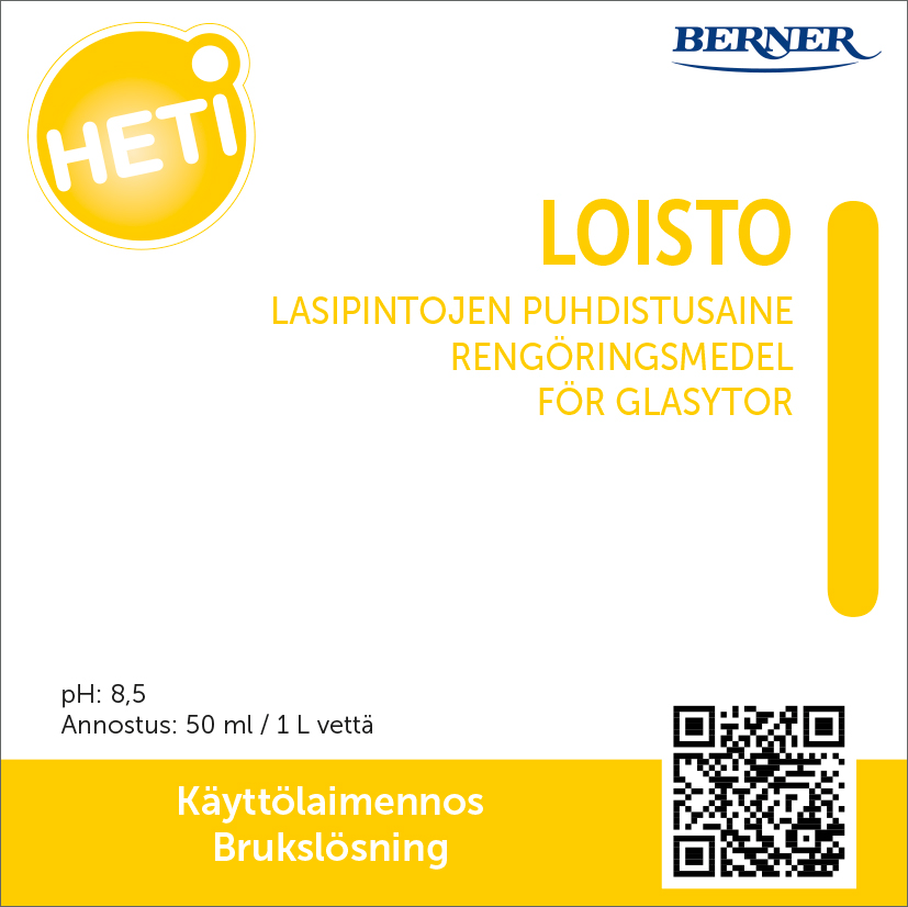 Tuotekuva: HETI Loisto käyttöliuostarra