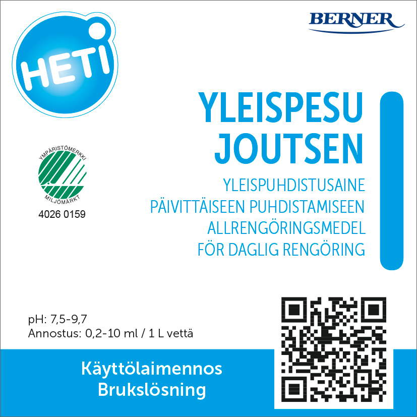 Tuotekuva: HETI Yleispesu Joutsen käyttöliuostarra