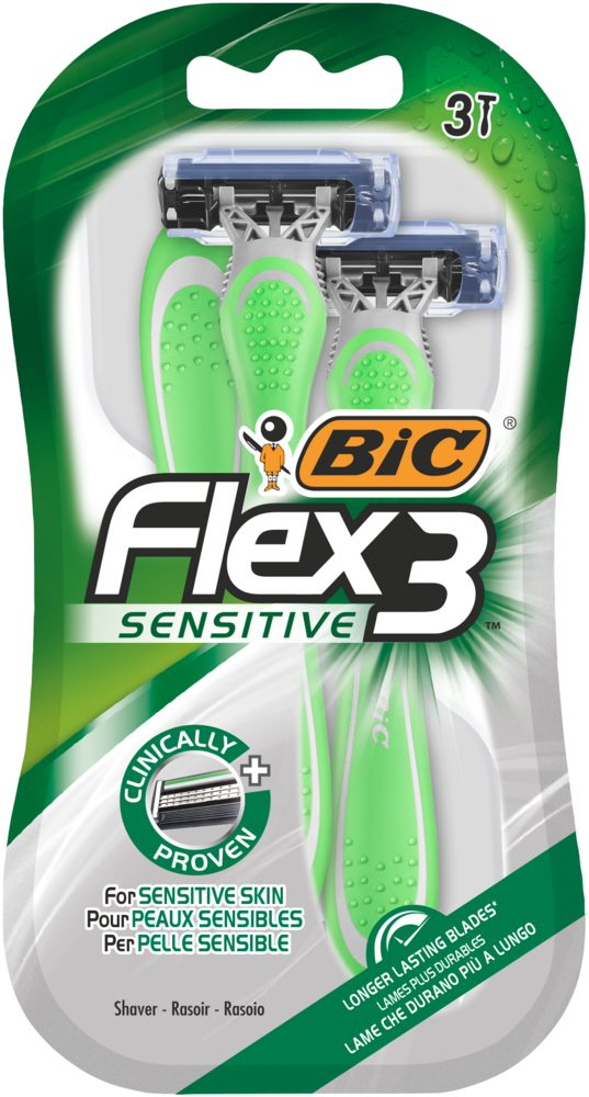 Tuotekuva: BIC varsiterä Flex 3 Sensitive 3kpl