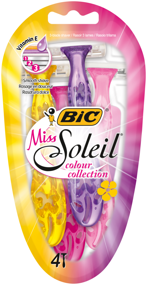 Tuotekuva: BIC varsiterä Miss Soleil Colour Collection 4kpl