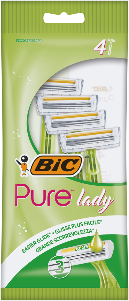 Tuotekuva: BIC varsiterä Pure 3 Lady 4kpl