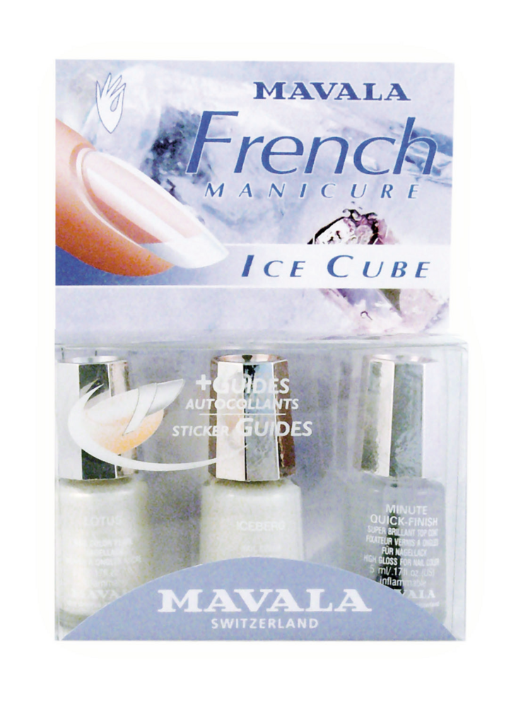 Tuotekuva: Mavala French Manicure Kit Ice Cube 3x5 ml Ranskalaisen manikyyrin setti