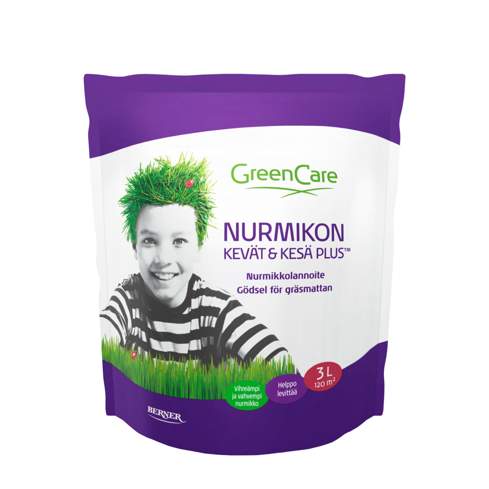 Tuotekuva: GreenCare Nurmikon Kevät&Kesä Plus 3L