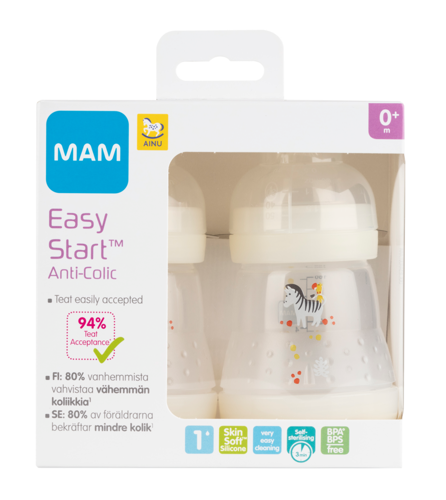Tuotekuva: Ainu MAM Easy Start - Anti-Colic tuttipullo 2x160 ml