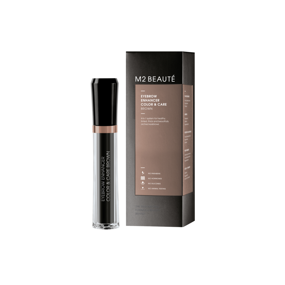 Tuotekuva: M2 Beauté Eyebrow Enhancer Color & Care Brown -värillinen kulmaseerumi 6 ml