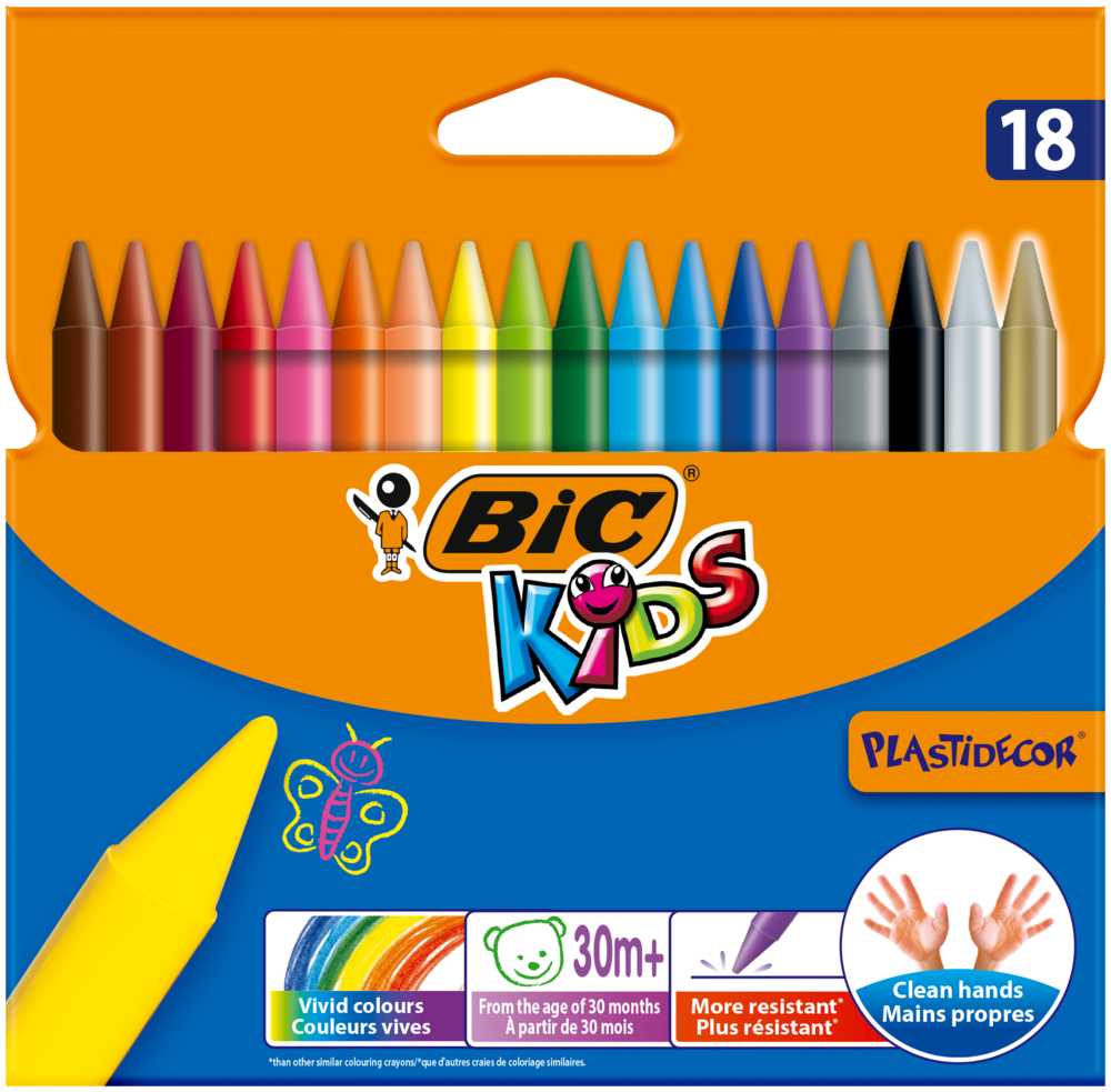 Tuotekuva: BIC Kids Plastidecor muovivahaliitu 18kpl