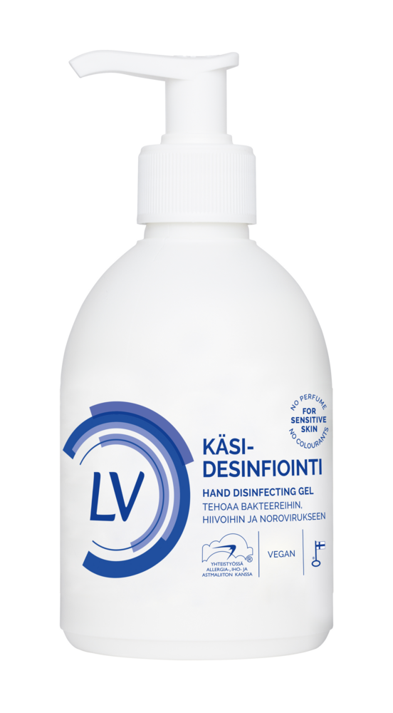 Tuotekuva: LV 300ml Käsidesinfiointi geeli EN 14476 Noro