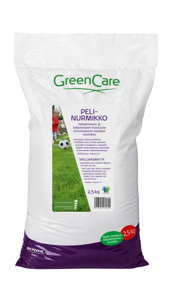 Tuotekuva: GreenCare Pelinurmikko Nurmikonsiemen 2,5kg