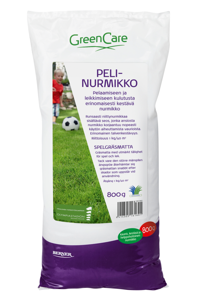 Tuotekuva: GreenCare Pelinurmikko Nurmikonsiemen 800g