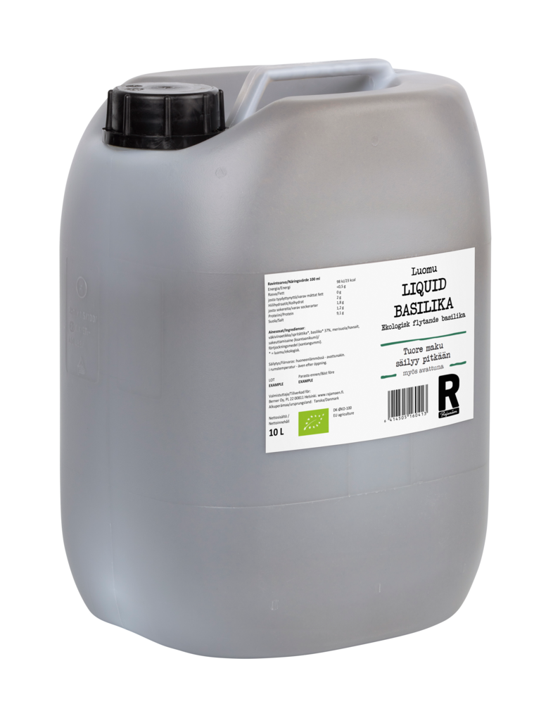Tuotekuva: Rajamäen Luomu liquid basilika 10l