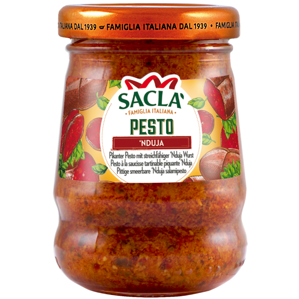 Tuotekuva: Saclà 'Nduja salami pesto 90g