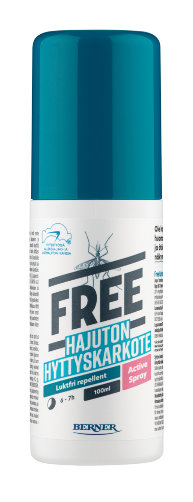 Tuotekuva: Free Active Spray hajuton hyönteiskarkote 100 ml