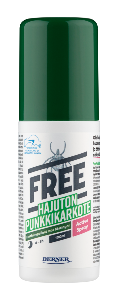 Tuotekuva: Free Active Spray Punkkikarkote 100 ml