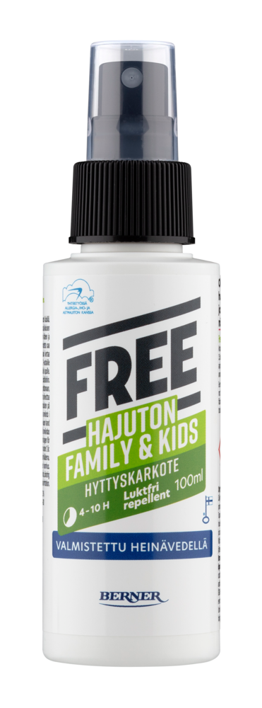 Tuotekuva: Free Hyttyskarkote Family & Kids 100 ml