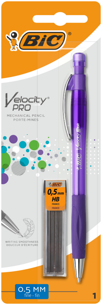Tuotekuva: BIC Velocity Pro lyijytäytekynä 0,5 + täyttölyijyt