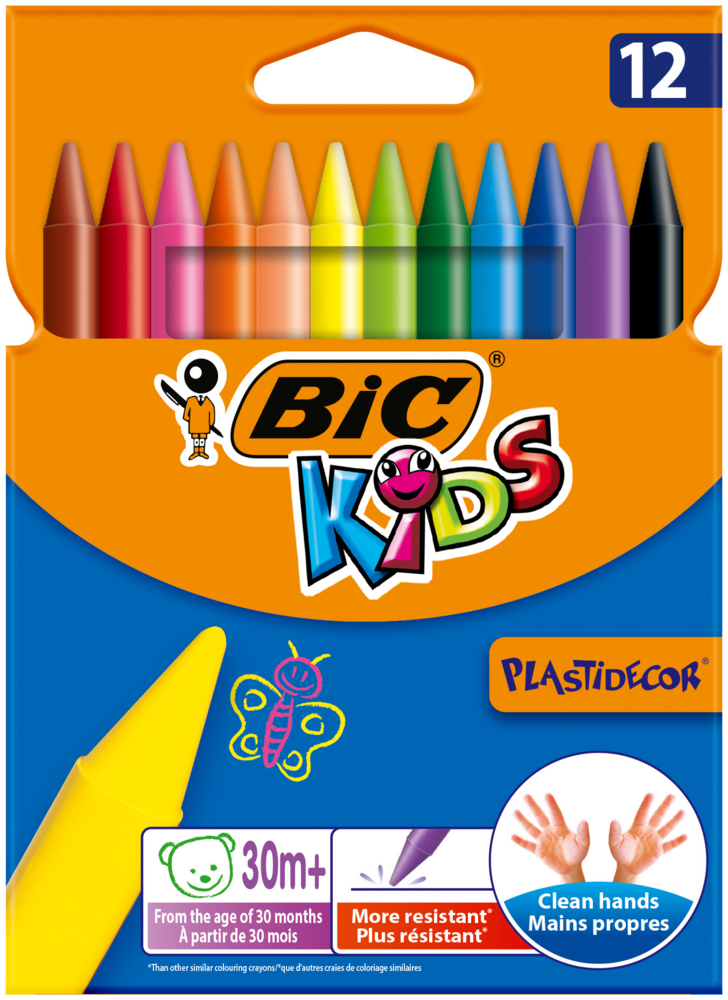 Tuotekuva: BIC Kids Plastidecor muovivahaliitu 12kpl