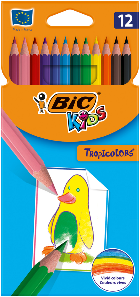 Tuotekuva: BIC Kids Tropicolors värikynä 12kpl