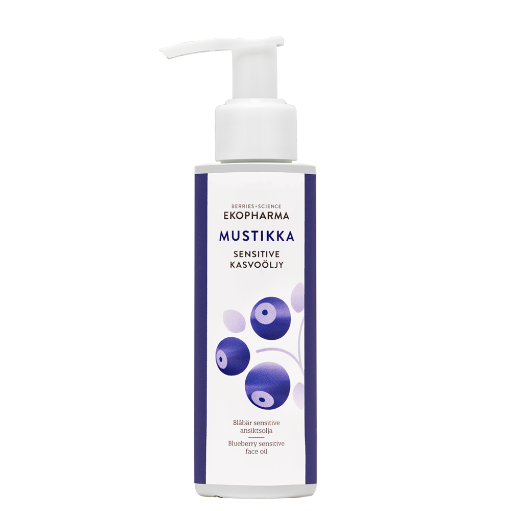 Tuotekuva: EKOPHARMA Mustikka Sensitive Kasvoöljy 100ml