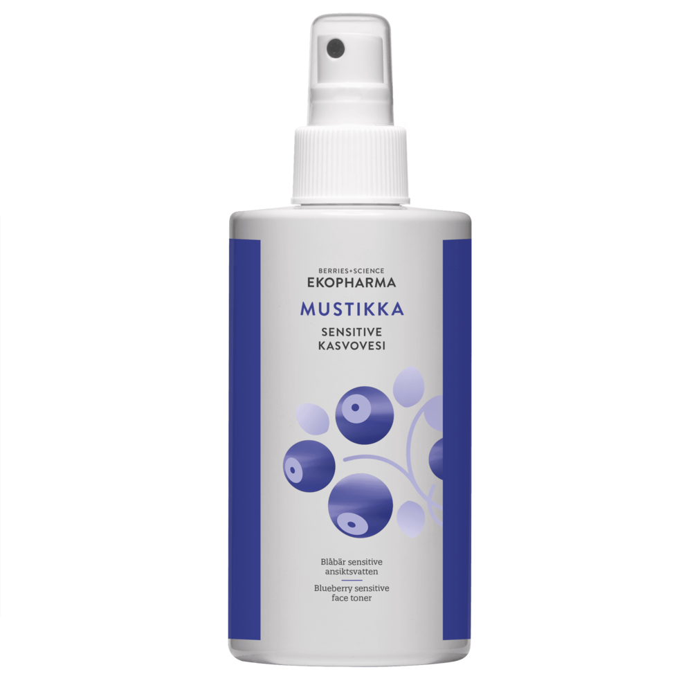 Tuotekuva: EKOPHARMA Mustikka Sensitive Kasvovesi 250ml