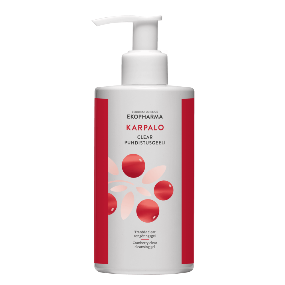 Tuotekuva: EKOPHARMA Karpalo CLEAR Puhdistusgeeli 250ml