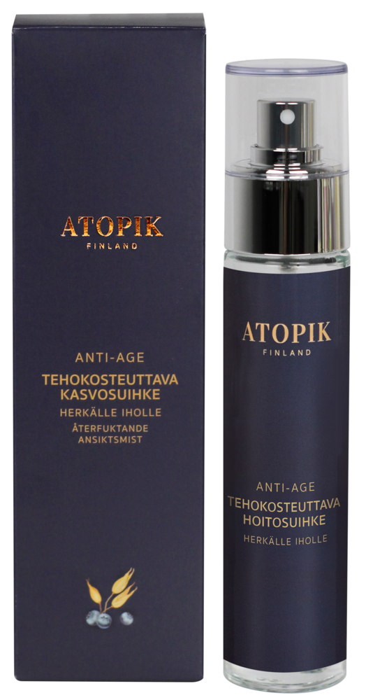 Tuotekuva: ATOPIK ANTI-AGE Tehokosteuttava Kasvosuihke 50ml