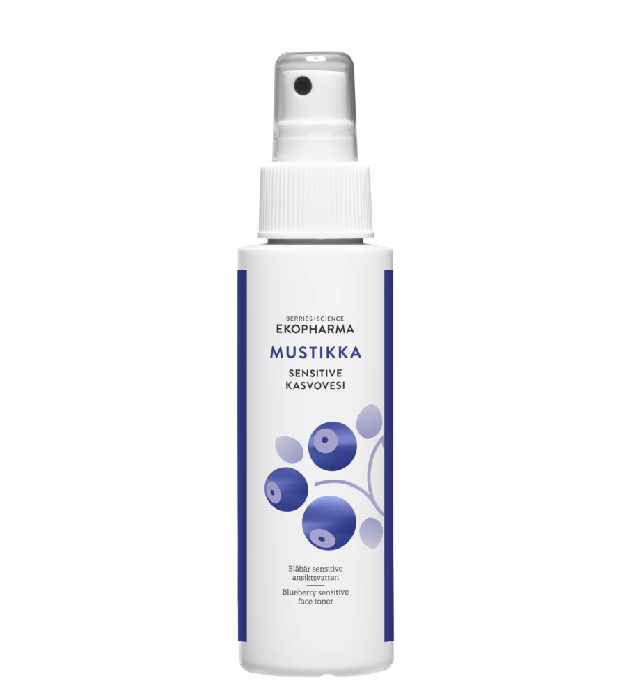 Tuotekuva: EKOPHARMA Mustikka Sensitive Kasvovesi 100ml