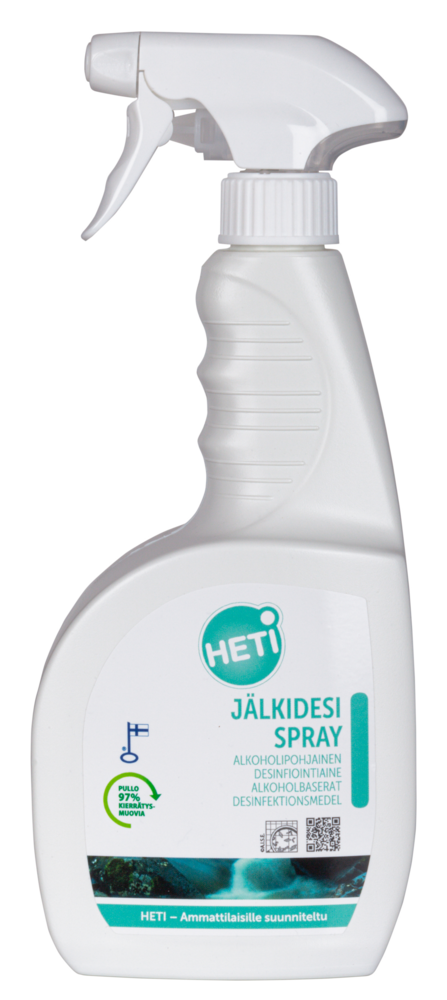 Tuotekuva: HETI Jälkidesi Spray 750 ml alkoholipohjainen desinfektioaine