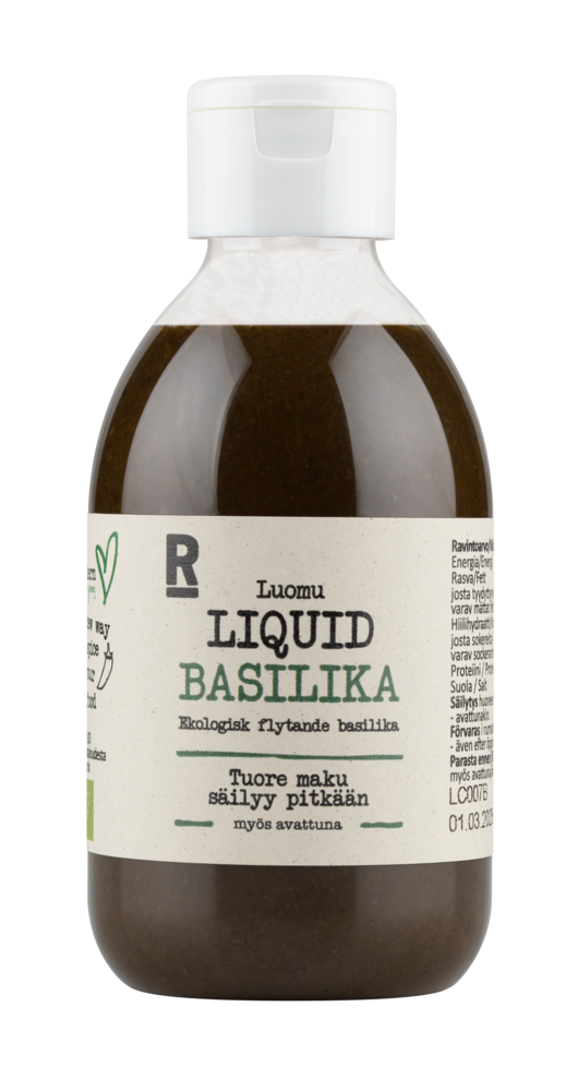 Tuotekuva: Rajamäen Luomu Liquid Basilika 250 ml