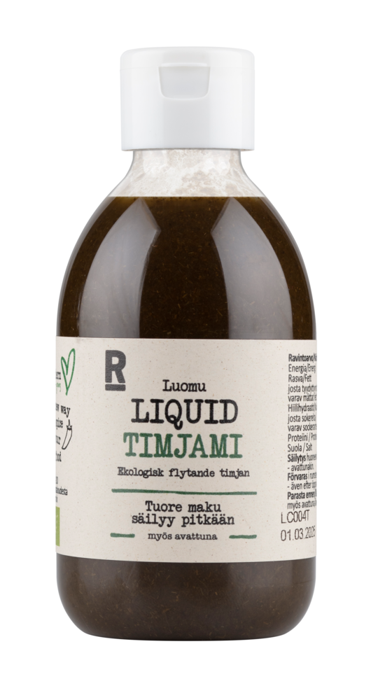 Tuotekuva: Rajamäen Luomu liquid timjami 240ml