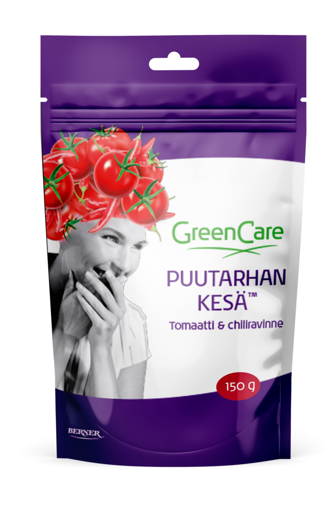 Tuotekuva: GreenCare Puutarhan Kesä Tomaatti- ja Chiliravinne 150g