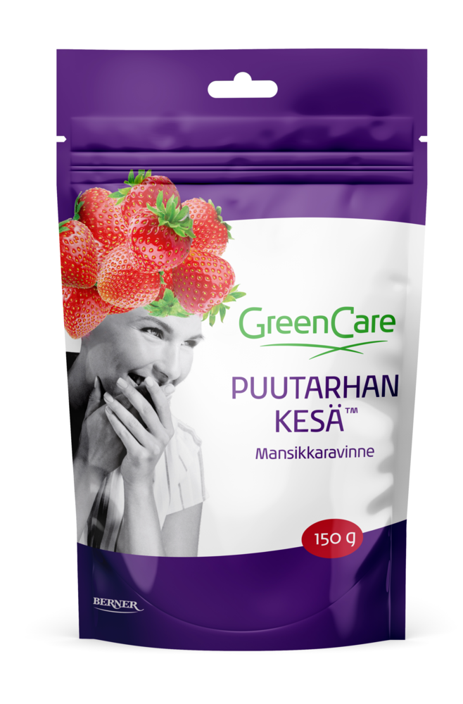 Tuotekuva: GreenCare Puutarhan Kesä Mansikkaravinne 150g