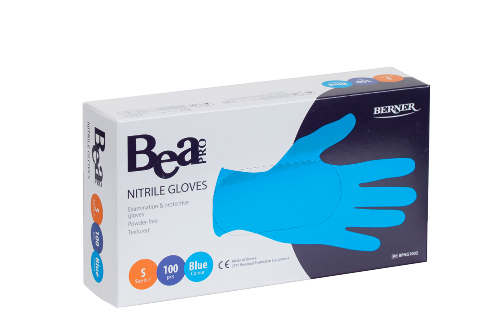 Tuotekuva: Bea Pro nitriilikäsine sininen S