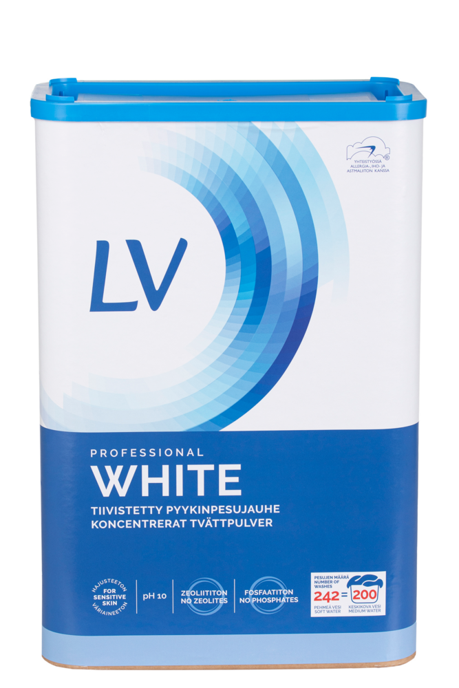 Tuotekuva: LV White Professional 8 kg, pyykinpesujauhe