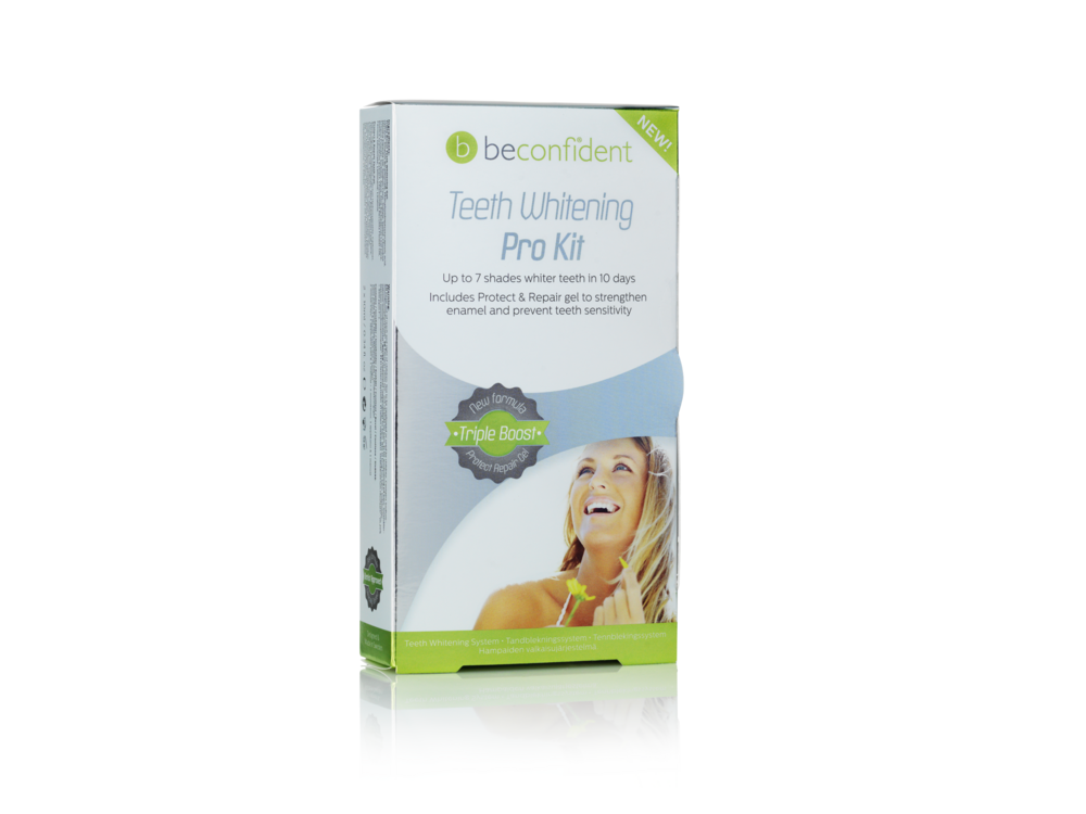 Tuotekuva: Beconfident Pro Kit X4 -hampaiden kotivalkaisusetti 2x10ml