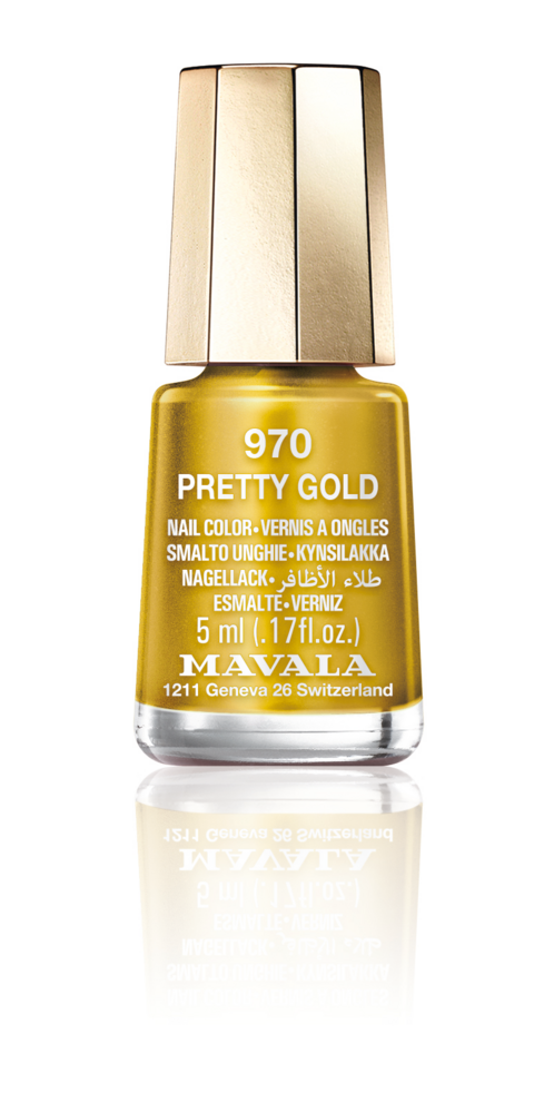 Tuotekuva: Mavala Mini Color -kynsilakka 5 ml 970 Pretty Gold Mavala Pretty Rebel Colors -kokoelman kausisävy