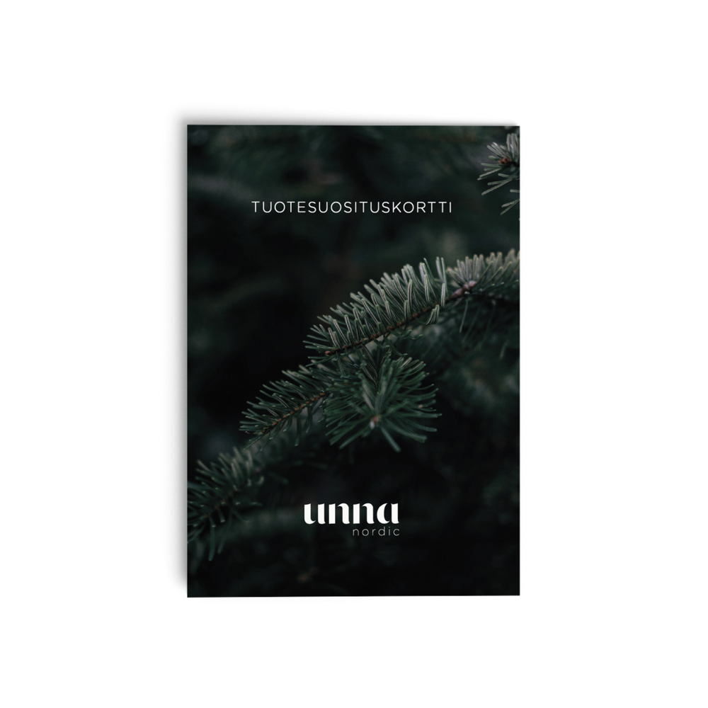 Tuotekuva: Unna Nordic Tuotesuosituskortti