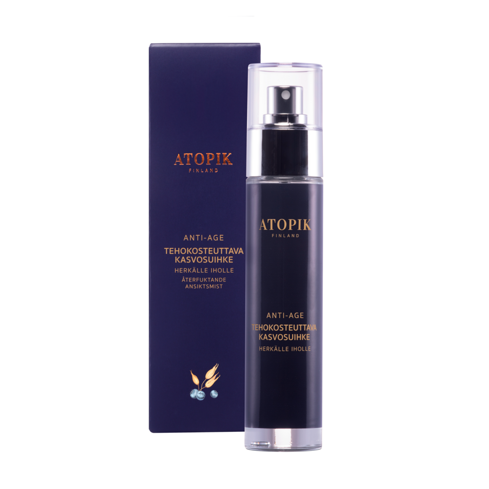 Tuotekuva: ATOPIK ANTI-AGE Tehokosteuttava Kasvosuihke 50ml