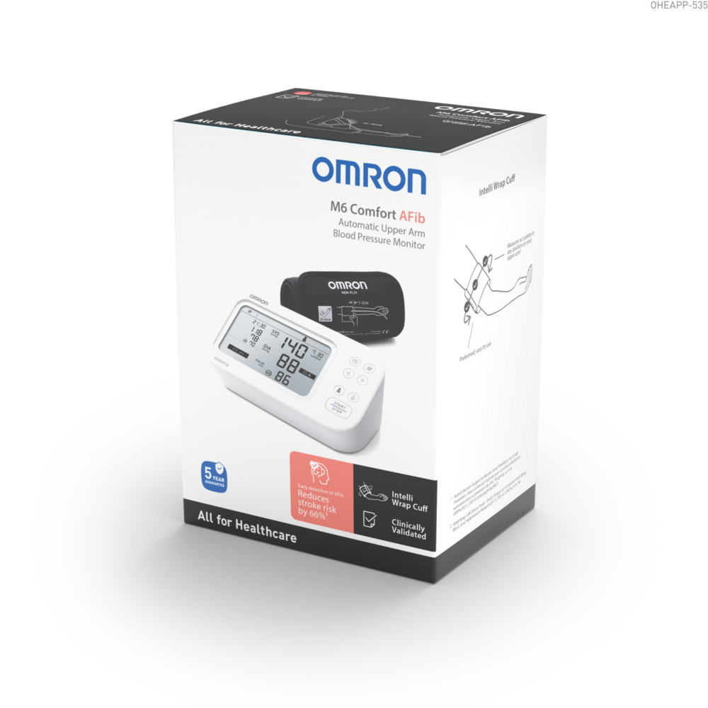 Tuotekuva: Omron® M6 Comfort AFib olkavarsiverenpainemittari