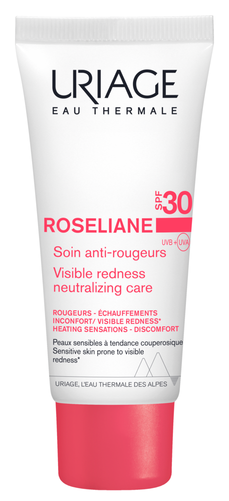 Tuotekuva: Uriage Roseliane Anti-Redness Cream SPF30 40 ml päivävoide punoitukseen taipuvaiselle iholle