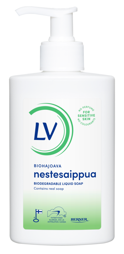 Tuotekuva: LV Biohajoava Nestesaippua 300 ml