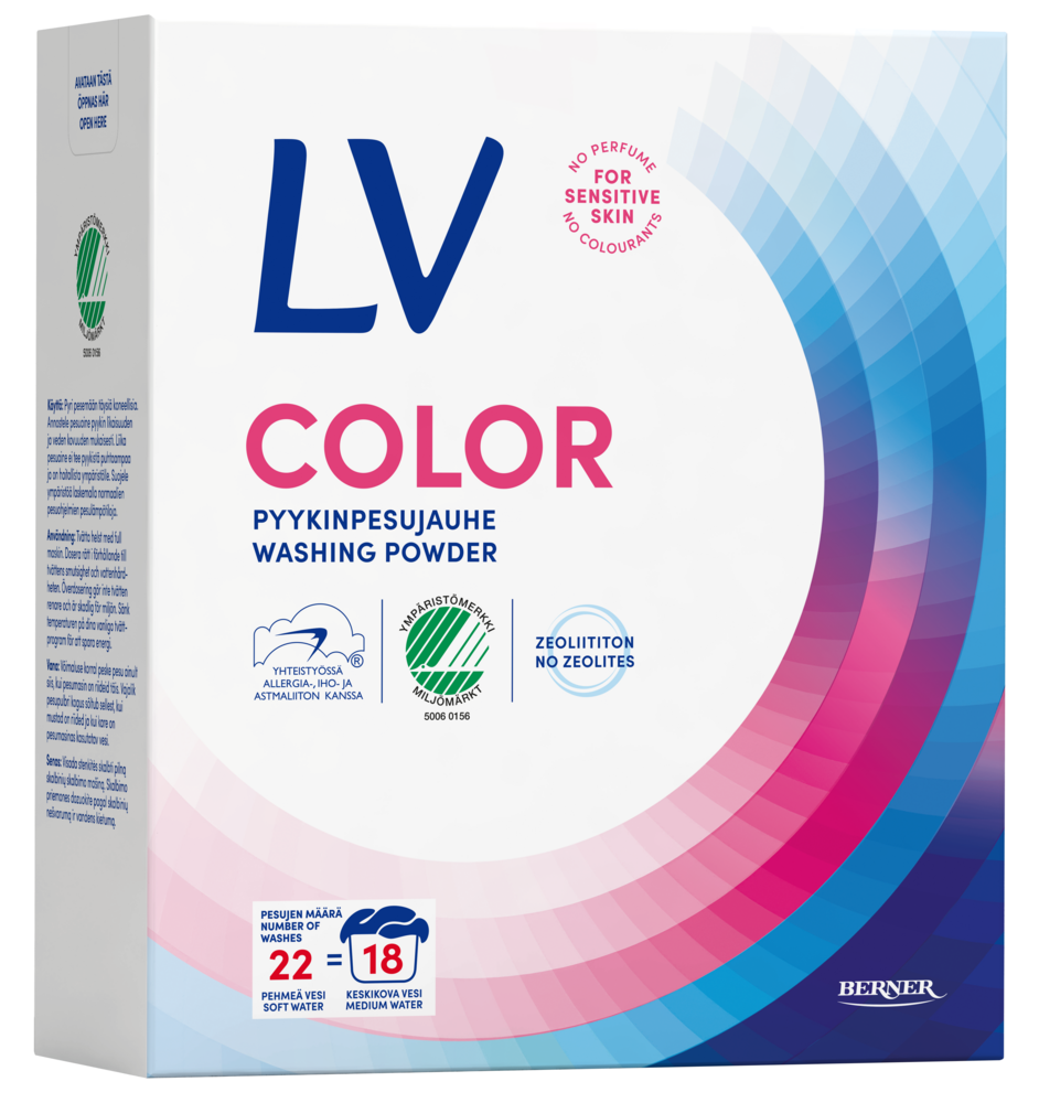 Tuotekuva: LV 750g Color pyykinpesujauhetiiviste