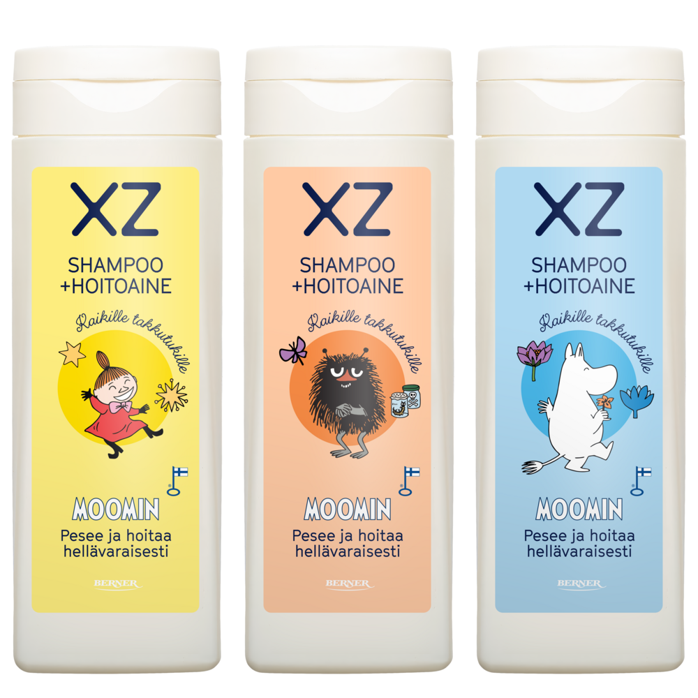 Tuotekuva: XZ Muumi 2in1 Shampoo ja Hoitoaine 250ml