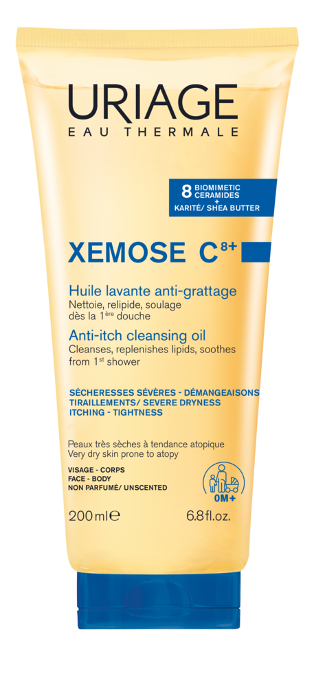 Tuotekuva: Uriage Xemose C8+ Anti-Itch Cleansing Oil 200 ml puhdistusöljy