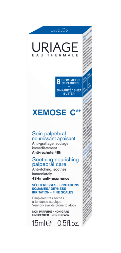 Tuotekuva: Uriage Xemose C8+ Soothing Nourishing Palpebral Care 15 silmänympärysvoide