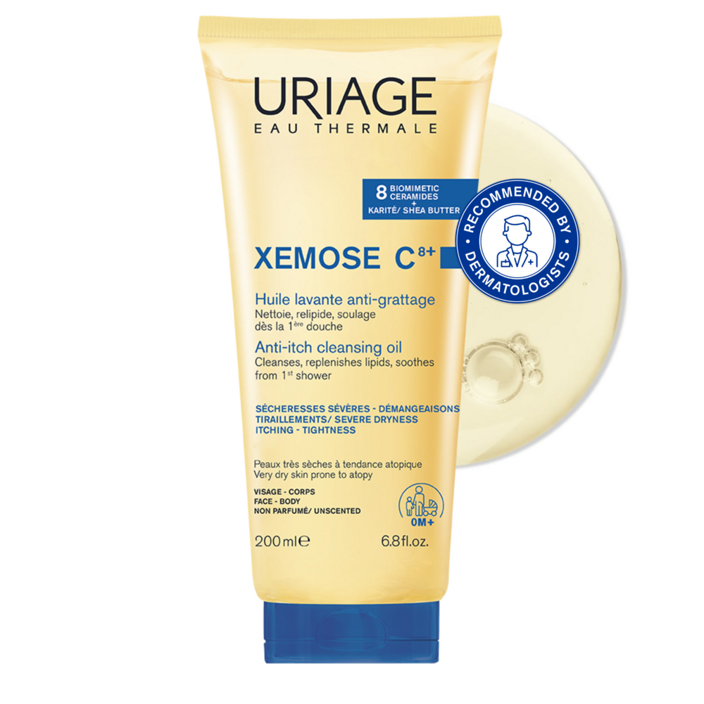 Tuotekuva: Uriage Xemose C8+ Anti-Itch Cleansing Oil 200 ml puhdistusöljy