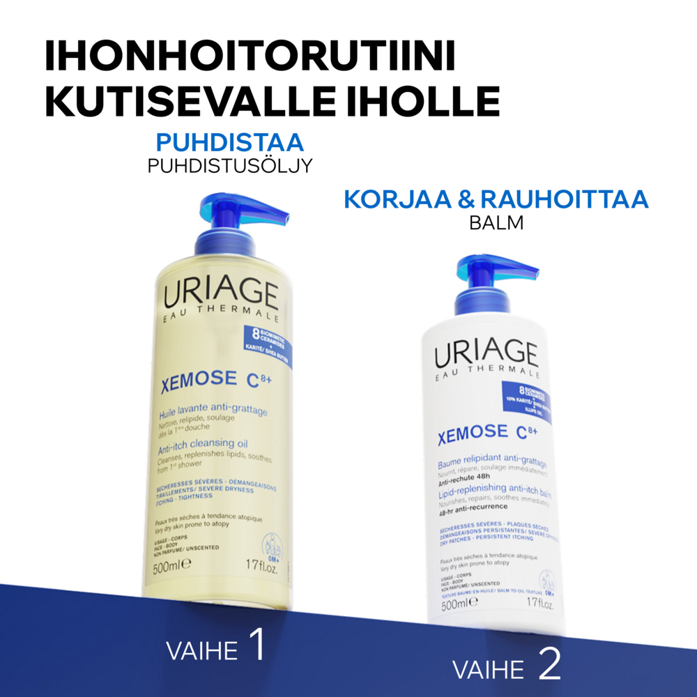 Tuotekuva: Uriage Xemose C8+ Anti-Itch Cleansing Oil 200 ml puhdistusöljy