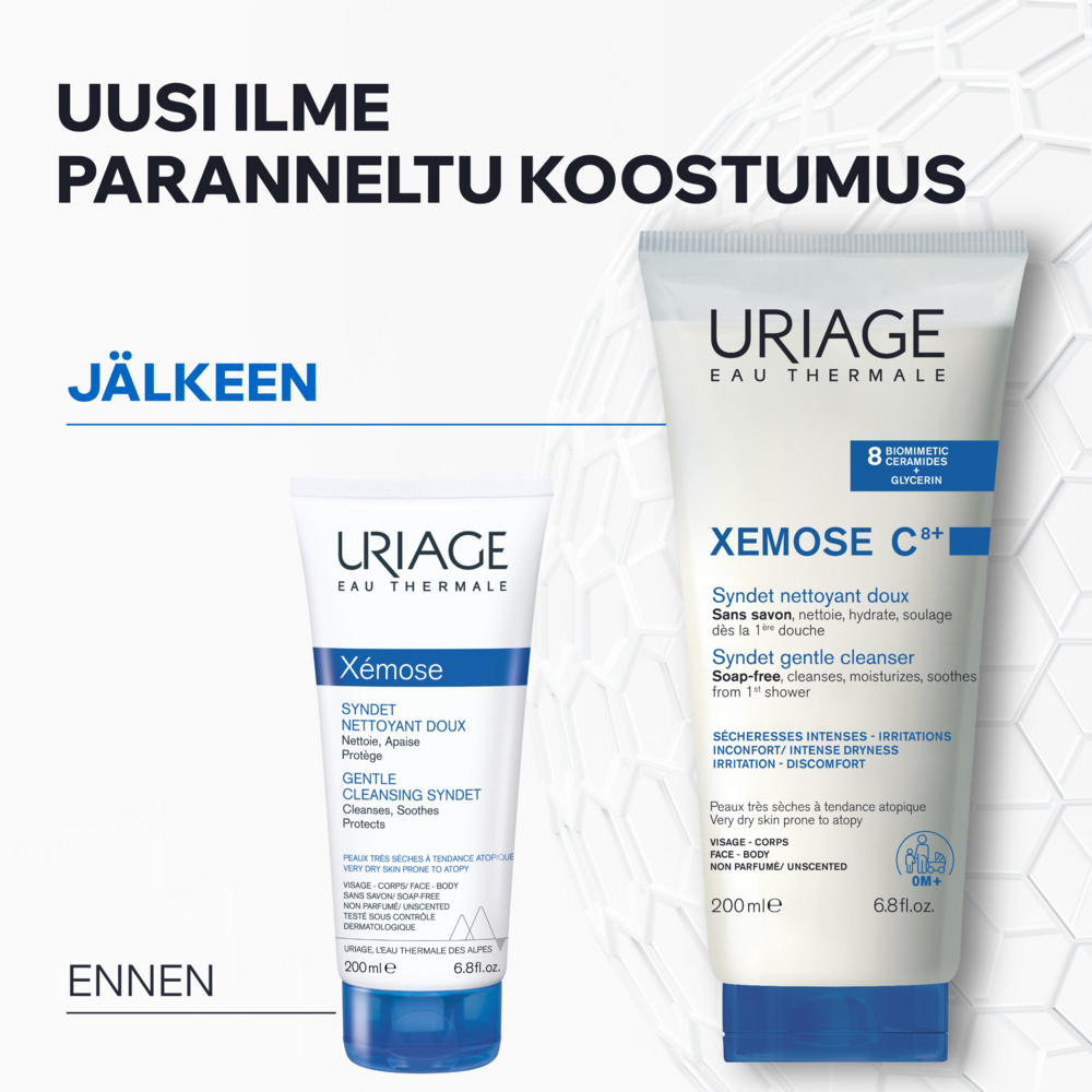 Tuotekuva: Uriage Xemose C8+ Syndet Gentle Cleanser 200 ml