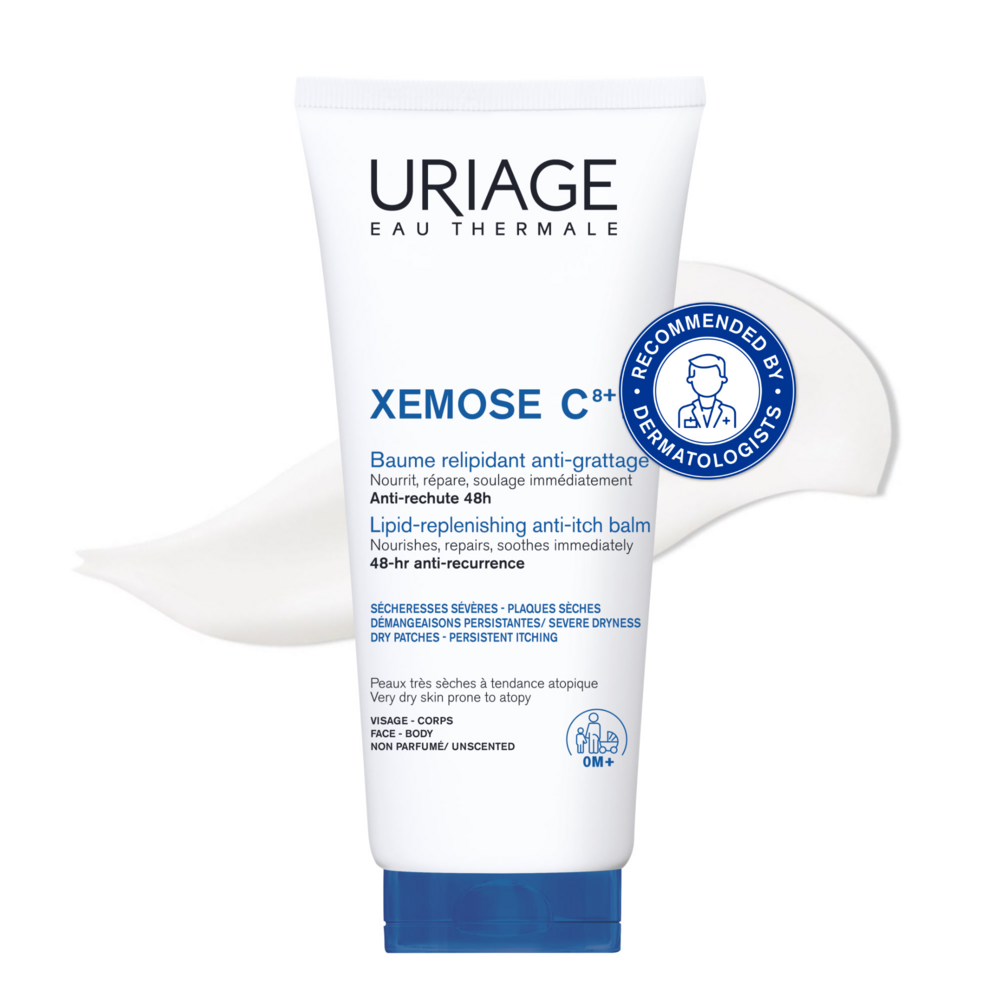 Tuotekuva: Uriage Xemose C8+ Lipid-Replenishing Anti-Itch Balm 200 ml voide erittäin kuivalle iholle